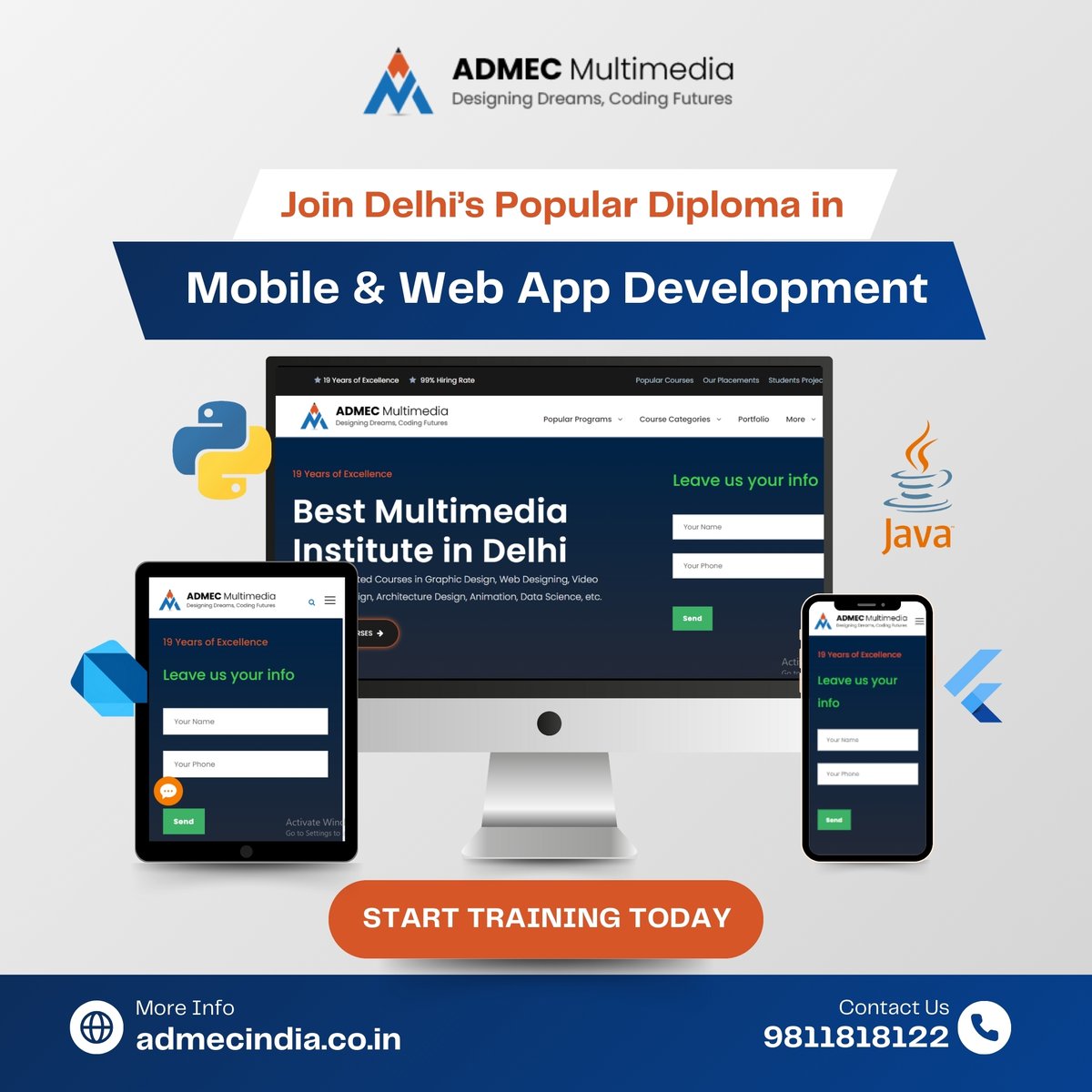 admecinstitute's tweet image. Join Delhi’s Popular Diploma in Mobile &amp;amp; Web App Development from ADMEC Multimedia Institute

Check the course: admecindia.co.in/course/website…

#mobileandwebapp #webdevelopmentcourse #webdevelopmenttraining #webdevelopment
