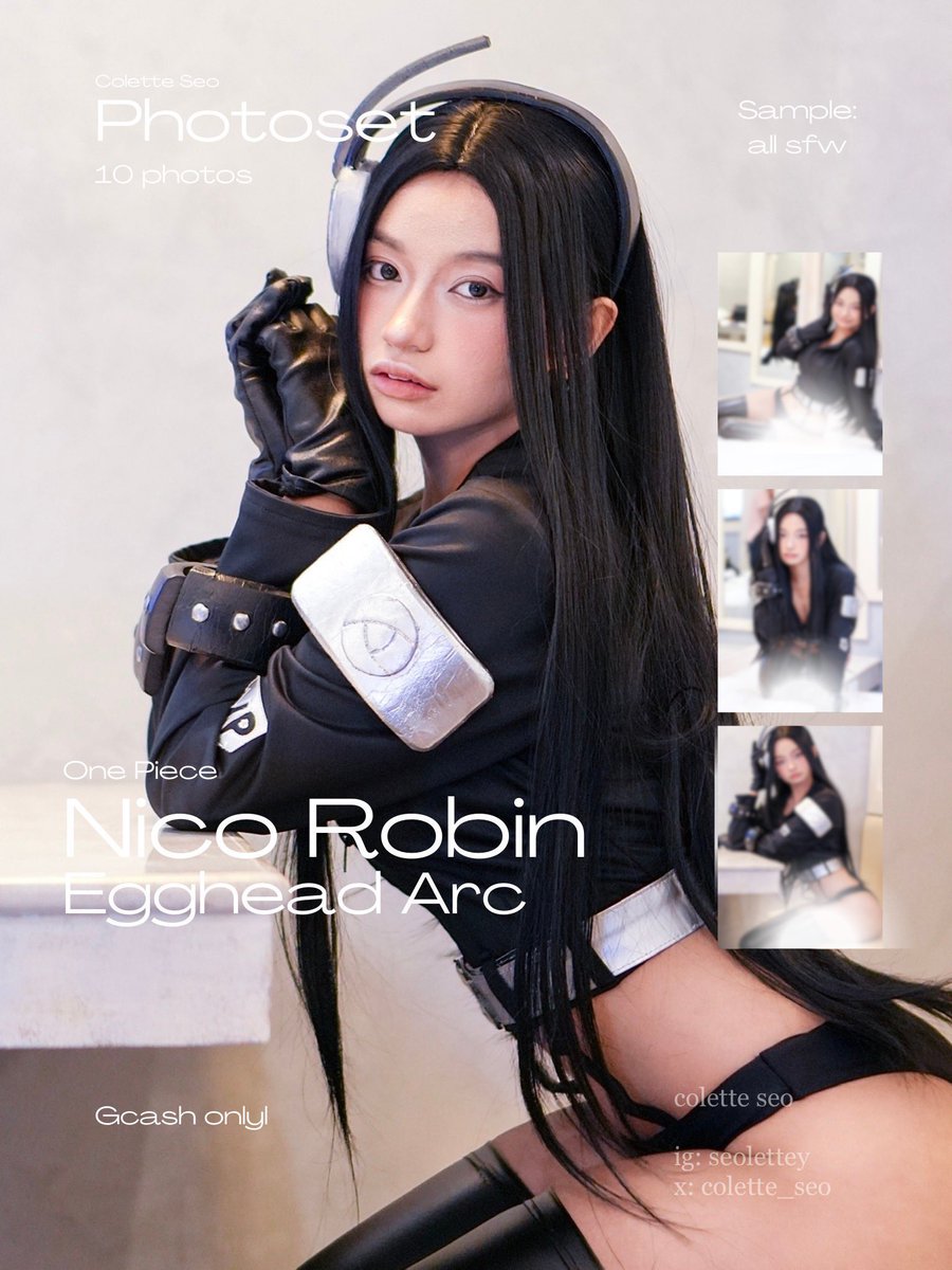 seolettee's tweet photo. Nico Robin Egghead Photoset

digital photoset available !
this set includes 10 HD Photos

please send me a direct message for more details. gcash payment only

📍. you can also purchase here
https://t.co/qLNLNHrtcL

#OnePiece #NicoRobin #EggheadArc #cosplay https://t.co/YXaw7rP1O5