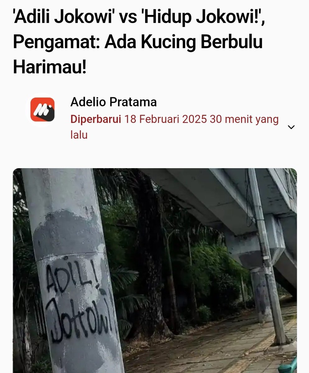 ch_chotimah2's tweet photo. Prabowo ibarat kucing berbulu macan.
Waktu jadi capres sngt terlihat begitu garang namun saat jadi Presiden langsung tunduk dibawa ketiak Jokowi. 
Ternyata @prabowo hanya bisa mengeong, bukan mengaum.

Macan asia ndasmu.
#IndonesiaGelap 

Adili Jokowi' vs 'Hidup Jokowi!', Pengamat: Ada Kucing Berbulu Harimau!
https://t.co/1dYAekdzup