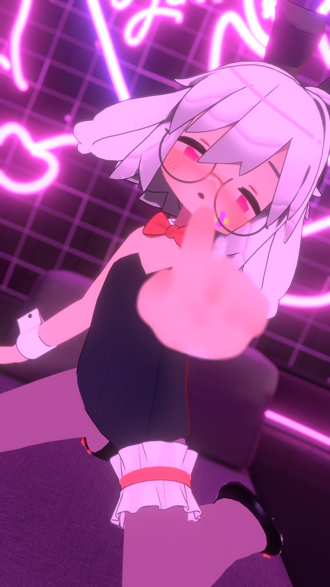 nayabus's tweet image. doki doki...🐰💜