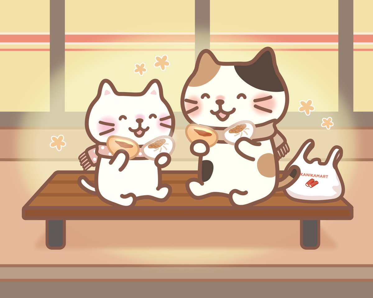 肉まんとピザまん、みんにゃはどっちが好きにゃ？ ＃ふくふくにゃんこ集会