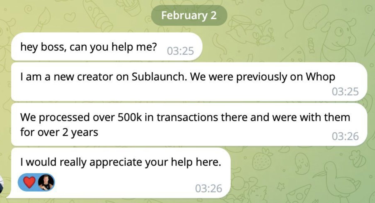Julien | Sublaunch (@sublaunch) on Twitter photo <a href="/dasilvashadow/">Dan Dasilva</a> If you are looking for the best alternative, I think that
@sublaunch is your tool.
You connect your own Stripe account to Sublaunch, so you stay in full control of your money and payouts.
$14M processed in the last 12 months.
According to creators who switched to <a href="/dasilvashadow/">Dan Dasilva</a> If you are looking for the best alternative, I think that
@sublaunch is your tool.
You connect your own Stripe account to Sublaunch, so you stay in full control of your money and payouts.
$14M processed in the last 12 months.
According to creators who switched to