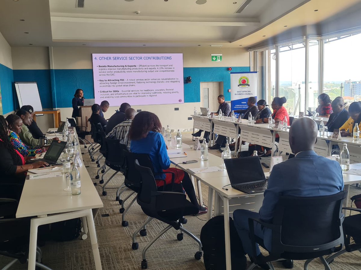 📍Nairobi, Kenya
<a href="/EABCjumuiya/">East African Business Council</a> in 🤝 with <a href="/eacgiz/">GIZ support to the East African Community</a>  thru #LIFTED project, kicked off the national consultations on developing a Regional Trade in Services policy agenda for <a href="/jumuiya/">East African Community</a> Private sector

More on LIFTED🔗t.ly/PfSCf
<a href="/EUinTZ/">EU in Tanzania</a>