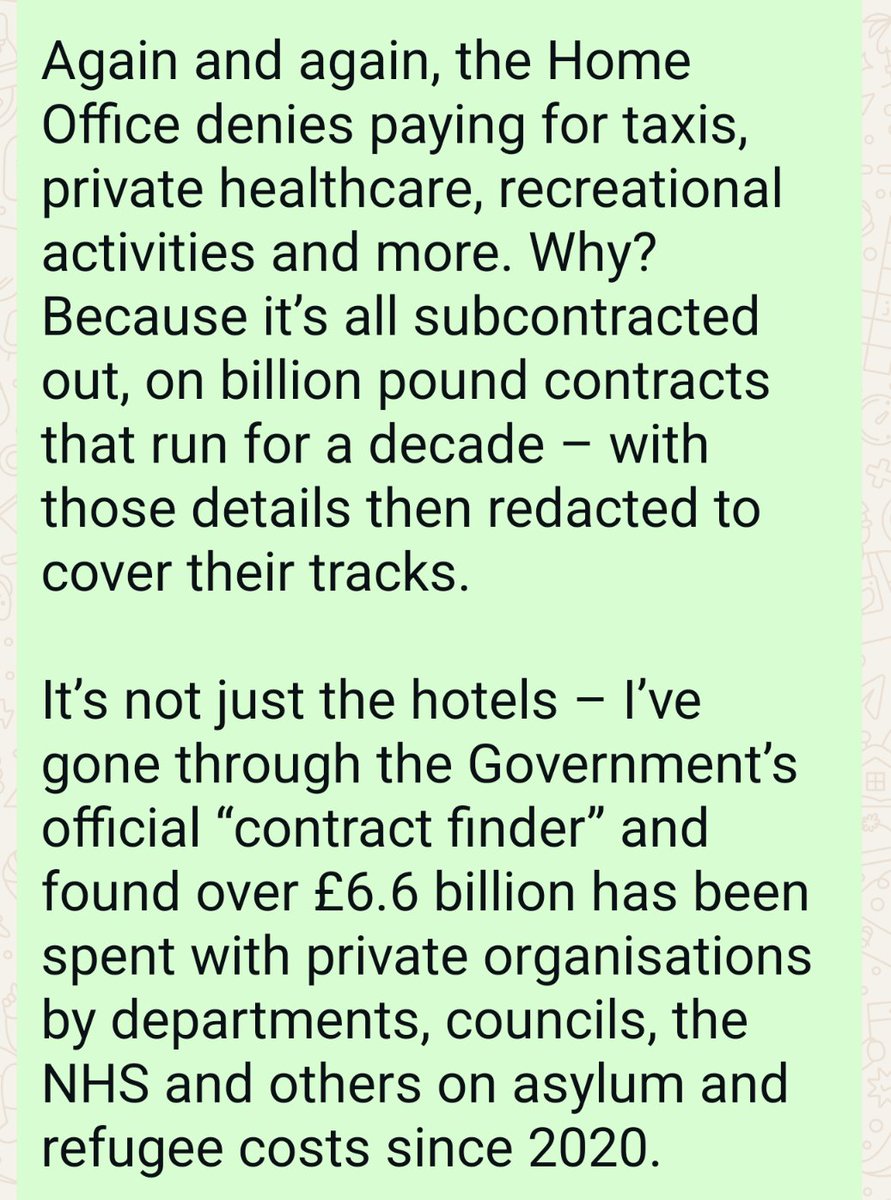 juneslater17's tweet image. £800 a day by one hotel on taxis alone to chauffeur them to more free access to everything we have to pay for
Extracts from Rupert Lowe' report in The Telegraph, about how costs of illegals  are hidden through third party contracts