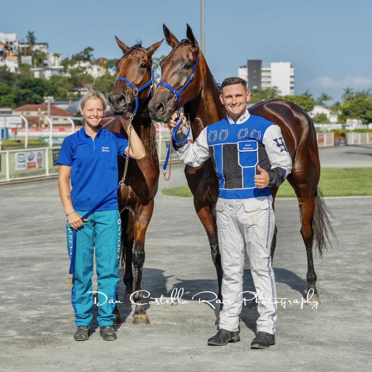 Remarkable result in race 5 <a href="/TheCreekAlbion/">The Creek</a> with My Ultimate Marion &amp; Our Ultimate Luka dead heating both trained &amp; driven by Jonah Hutchinson &amp; partner <a href="/PaigeBevan0299/">Paige Bevan</a> <a href="/RaceQLD/">RaceQ</a>