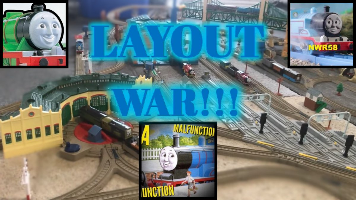 Junctionmalfunk's tweet photo. Hey everyone! 
@nwr58, @MetalTops67386 &amp; I, did a LAYOUT WAR!!!
My Video: https://t.co/YxpEmWiIpk
MTI's Video: https://t.co/vnL6myEZI8
NWR58's Video: (I will quote retweet this when their video is uploaded to YouTube.)
Voice your opinions on who you think entered the best layout! https://t.co/X8818Nmm3z