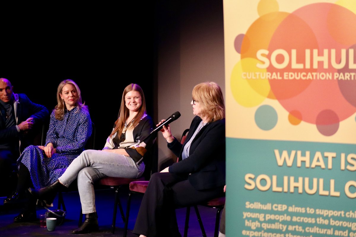 I loved speaking about freelance arts careers to young people <a href="/solihullculture/">Culture Solihull</a>. Like many, I was told studying art at uni was a bad idea but very glad I didn't listen &amp; take a "safer" option. From researching forgotten painters to curating haunted art, no week's the same!