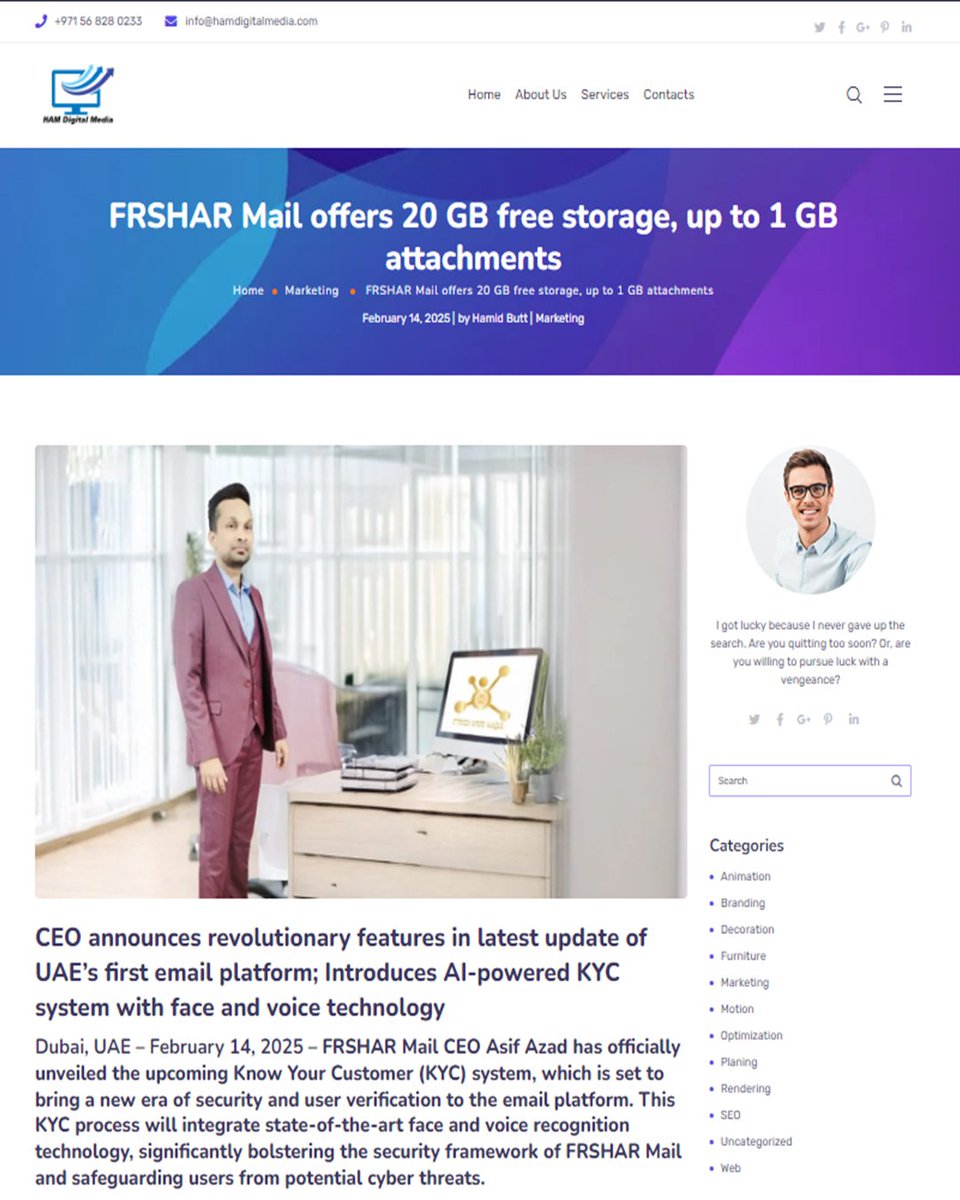 FrsharMail's tweet photo. FRSHAR Mail introduces 20 GB free storage for users
https://t.co/FcMcMfWdWn https://t.co/KiKsK2n0xX