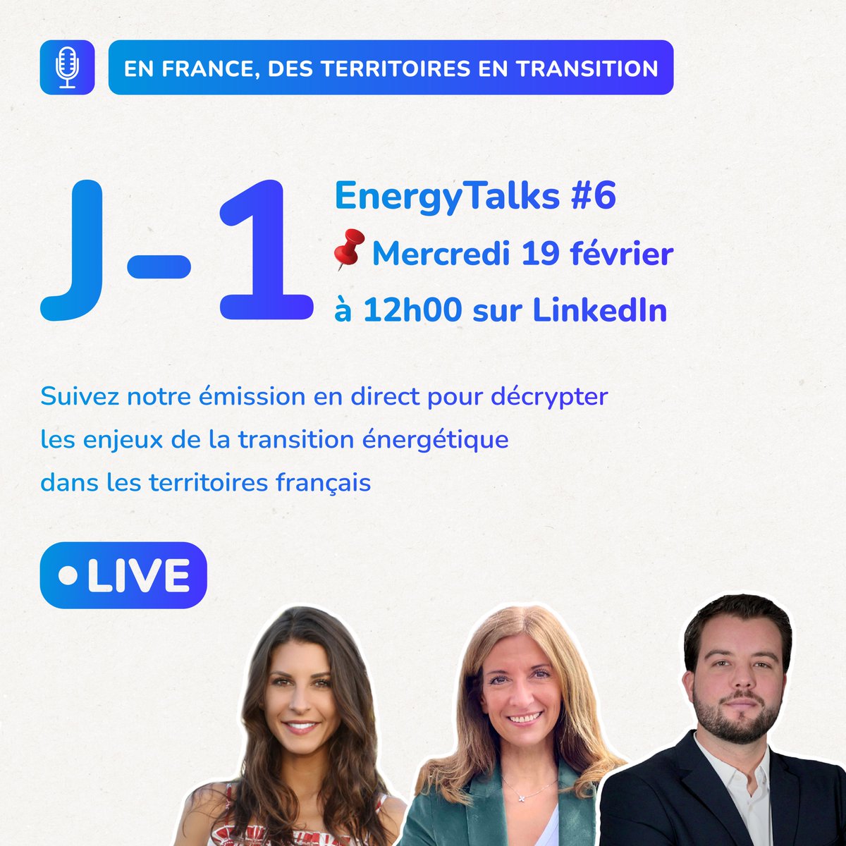 🇫🇷 La 6ème édition d’#EnergyTalks met la France à l’honneur ! Au programme : #transitionénergétique et sécurité d’approvisionnement. Une plongée au cœur de nos régions avec le développement de parcs éoliens et solaires, le déploiement de bornes de recharges électriques et la