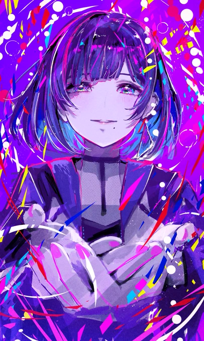 手毬と美鈴の絵は対になるように描きました 