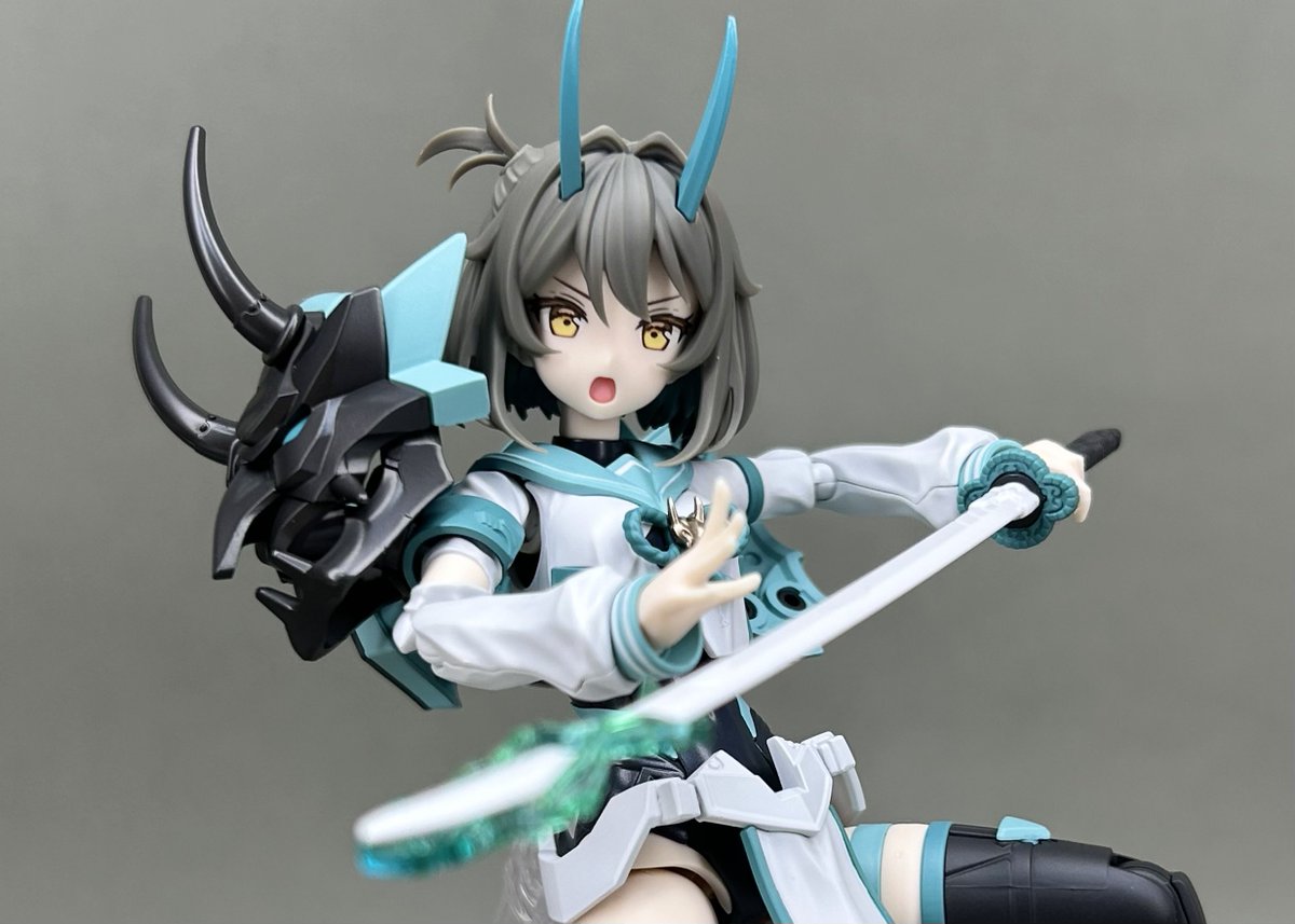 ソウレイ<翠嬉鬼> 30MSの新作ちゃんを好き色で塗りました！ 下半身の