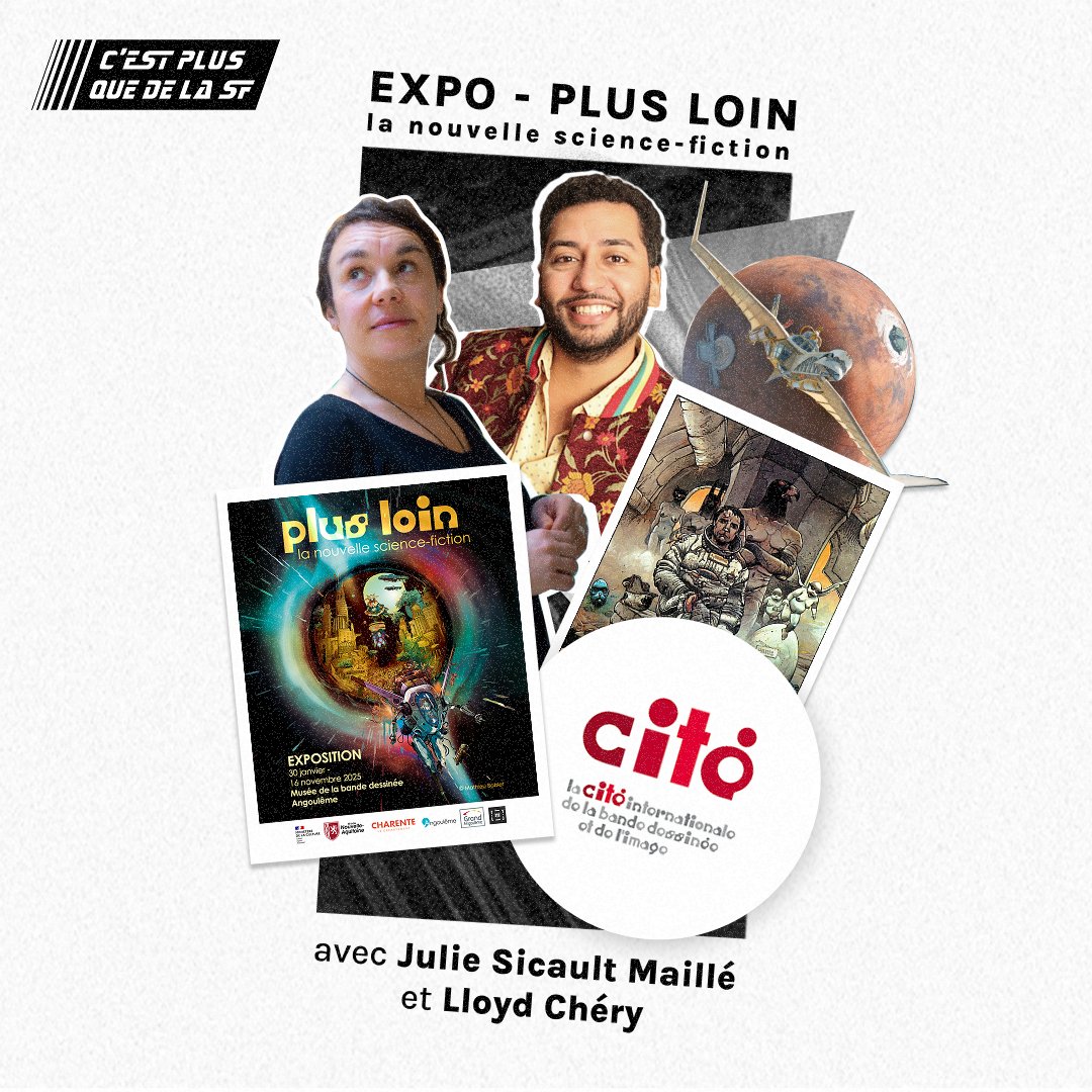 Et voila le podcast reprend !! Il était impossible de ne pas faire un épisode sur l'exposition Plus Loin, La Nouvelle Science-Fiction en direct de la Cité internationale de la bande dessinée et de l'image ! Découvrez les coulisses !

Pour écouter : podcast.ausha.co/c-est-plus-que…