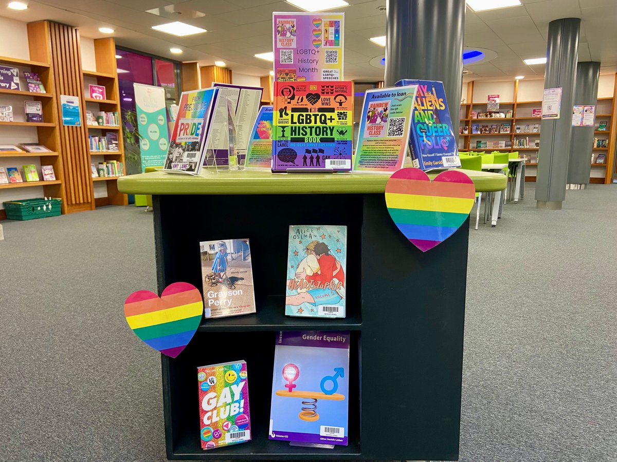 Join us this month as we celebrate LGBT+ History Month! Discover the wide array of books in our libraries that highlight the incredible stories of the LGBTQ+ community. Let's learn and celebrate together! 🌈 📚 
#LGBTHistoryMonth #NESClib