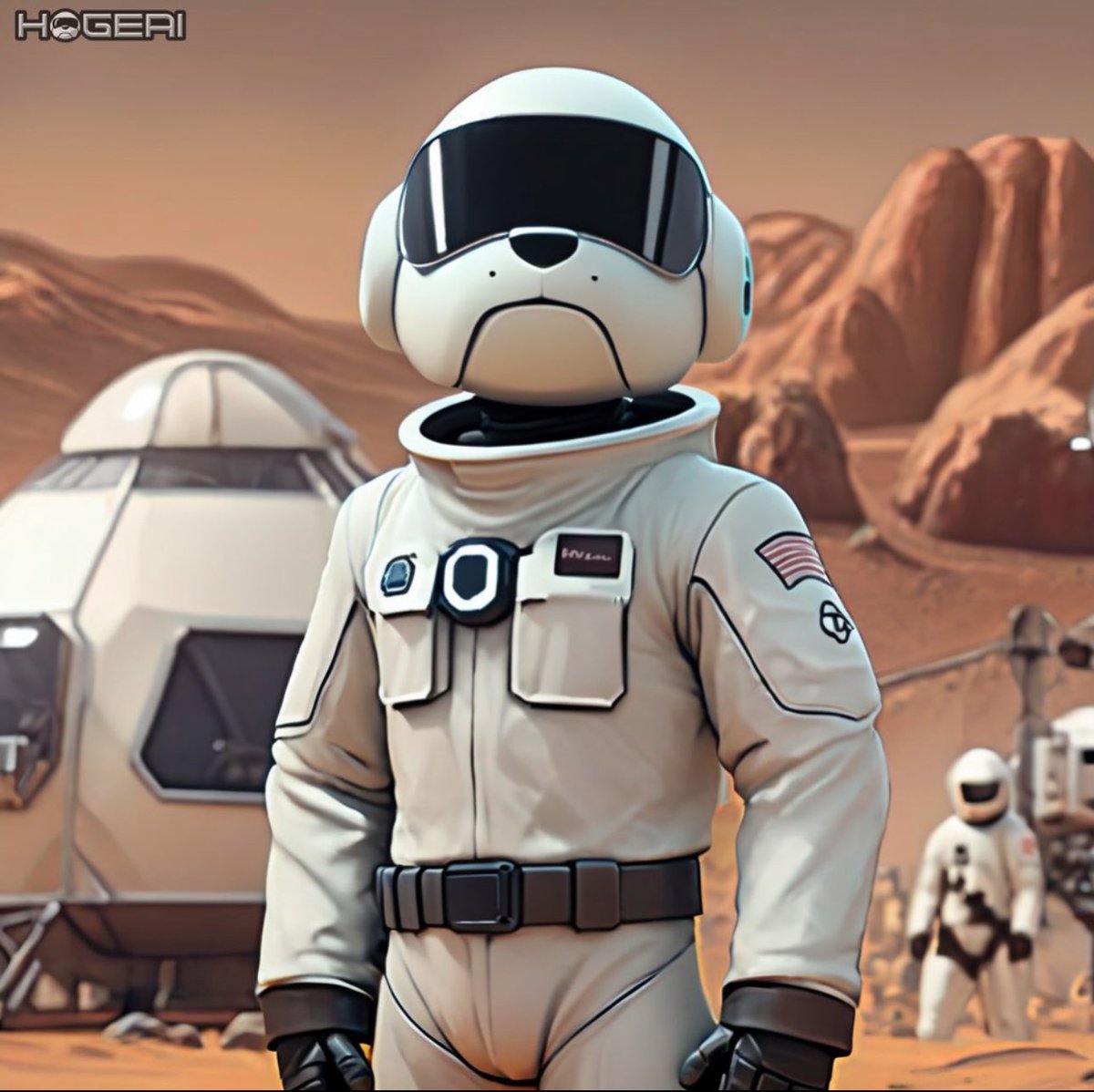 snowingkiwi's tweet photo. When Hoge on Mars?! Elon Musk would approve! https://t.co/5SnS3VE4rT