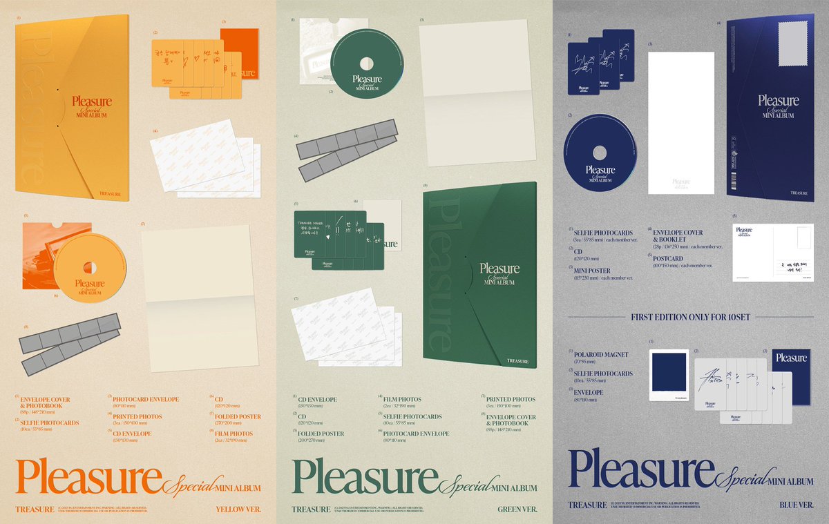 jkxstore's tweet photo. รอบดันยอด [Pre-Order] SPECIAL MINI ALBUM [PLEASURE]💌 KTOWN 

Photobook 450.-/เวอร์
🧡YELLOW ver. 💚GREEN ver. 

Digipack 290.-💙เลือกปกได้ 

เบเนฟิตสุ่มตามลำดับโอน ✅
ส่งกลับเรือ รวมภาษีแล้ว🚢

ฟอร์มสั่งซื้อ https://t.co/2TxI4n6ihB

ปิด 25/2

#ตลาดนัดtreasure #ตลาดนัดเด็กสมบัติ https://t.co/K1JccKm43W