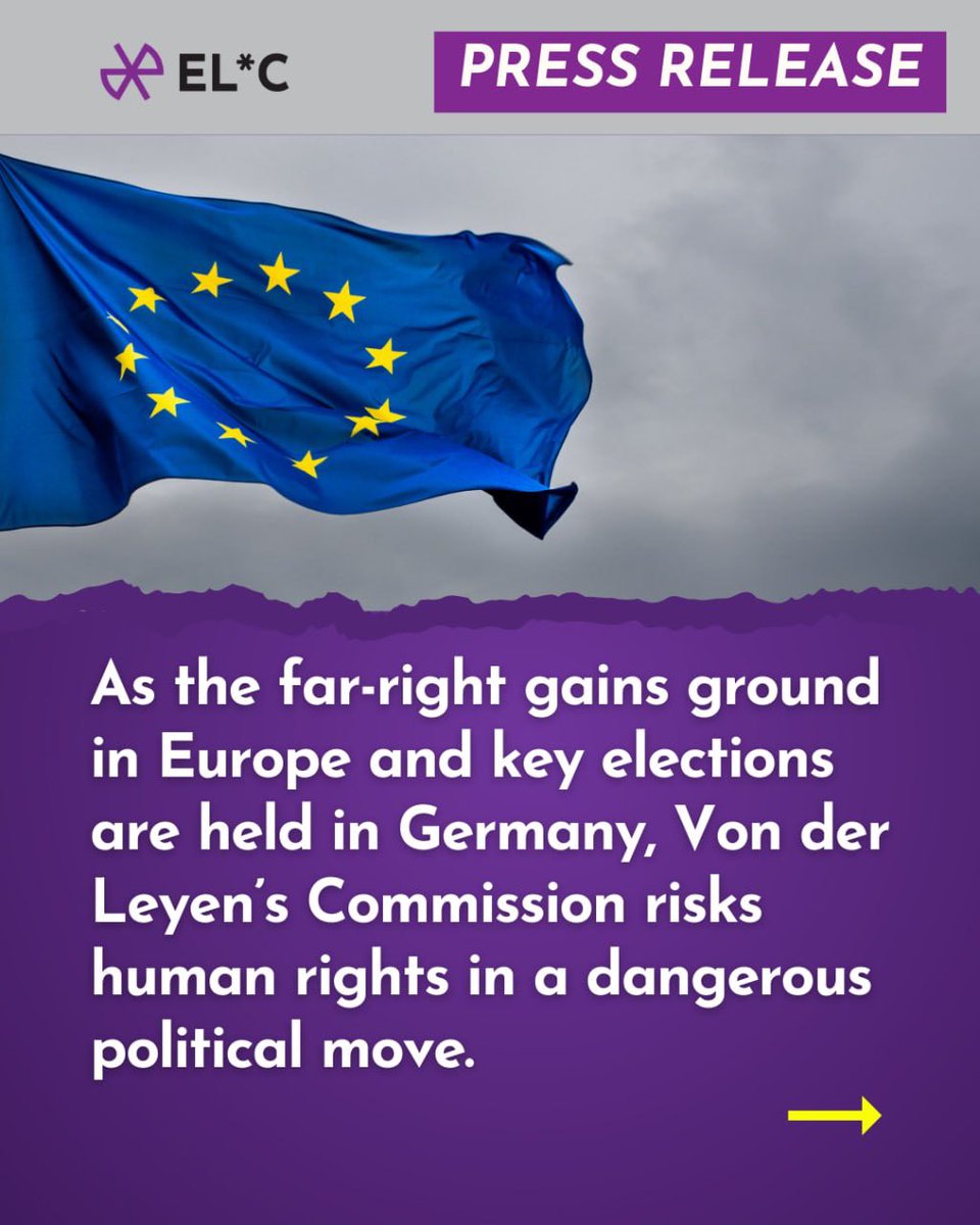 EuroLesbianCon's tweet photo. ⚠️ Von der Leyen’s Commission gambles with human rights as the far-right rises across Europe. This is not leadership—this is surrender. 

📢 📝 We’ve signed the "Statement: Equality Betrayed by the Commission" with major NGOs

🔗 More info: https://t.co/eoVpAtZ2yP https://t.co/XnDOpRiKt1