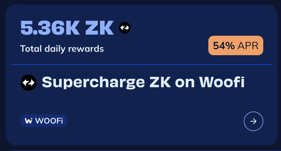 geckoreviews's tweet photo. Let’s Woooo it! Earning 54% APR on staking my $ZK on @_WOOFi !
Farming & claiming rewards at @ZKsyncIgnite – 1,000 $ZK worth $200 now, but soon x5-x10 🔥 Give it a try..
What a catch! 💎 #staking #Woofi #ZksyncIgnite
@geckoreviews follow me for more! https://t.co/N1lry53ons