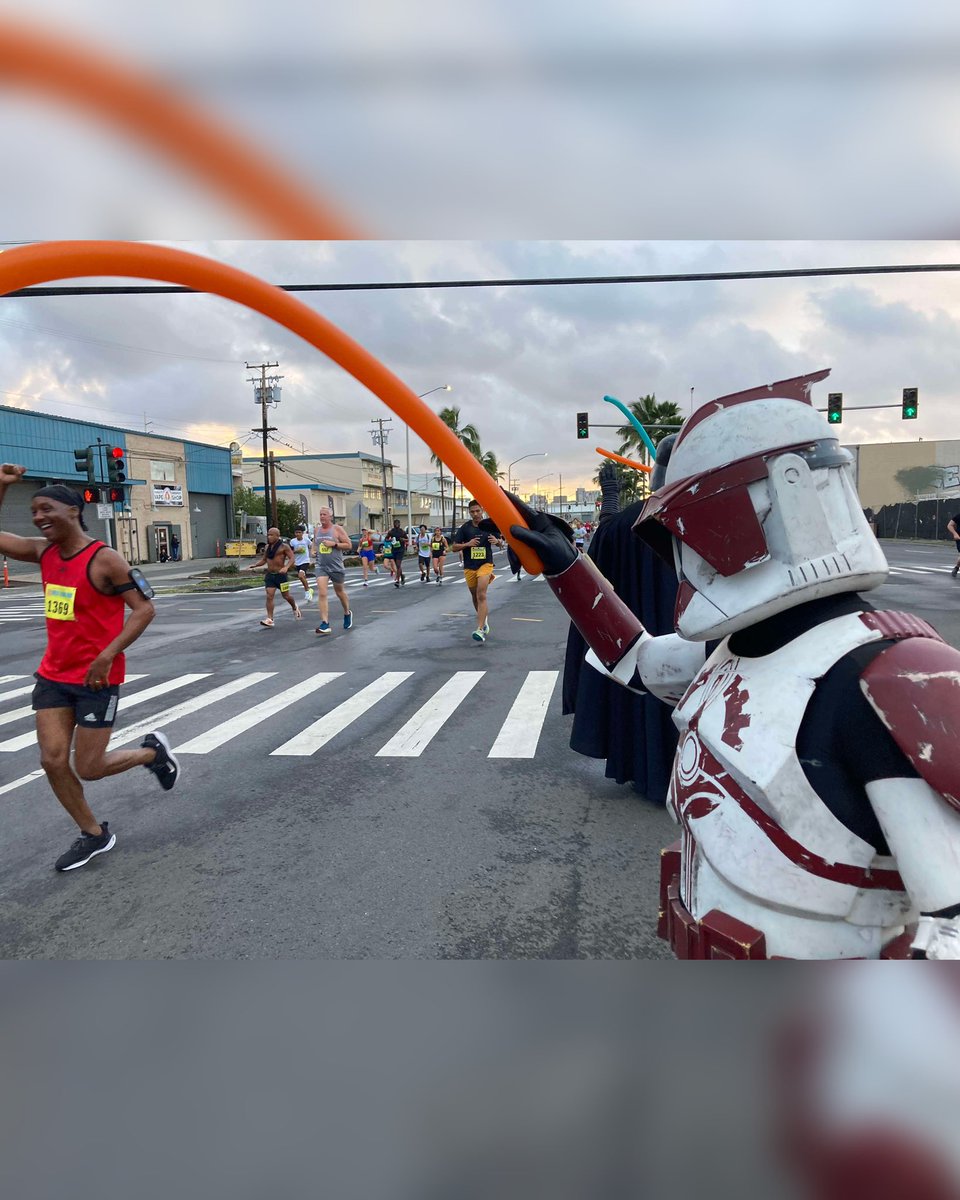 Cheering on participants at the Great Aloha Run. Our sister groups were also here to help out; Mando Mercs, Rebel Legion. And thank you the Cosplayers of Hawaii for also joining in on the fun! #CC8209 #TI20023 #SL30598 #TX74335 #AR31315 #PacificOutpost #Pac501st #TheGreatAlohaRun
