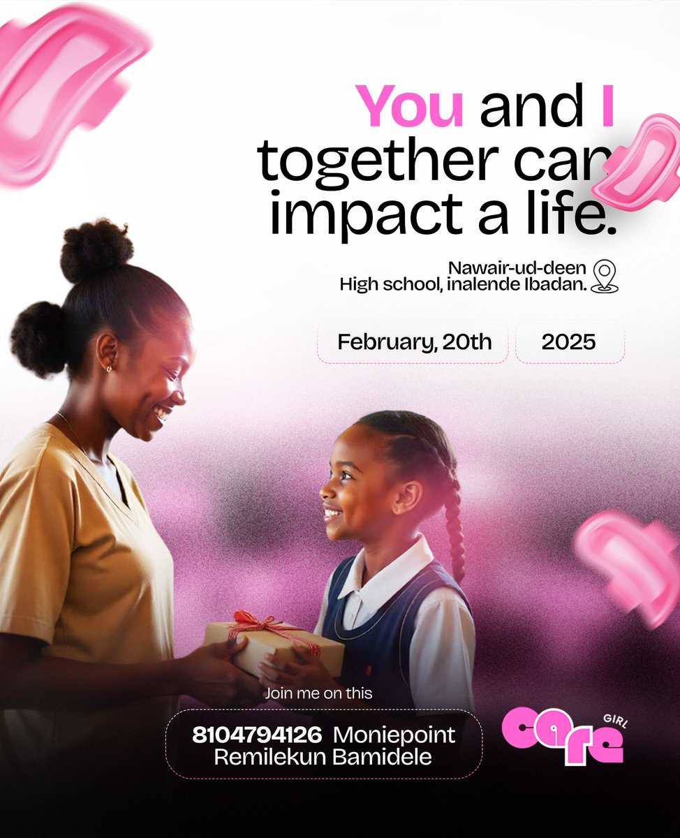 xanianthegreat's tweet photo. We have only 2 days left‼️

The pad outreach is happening soon, and we’re ready to make an impact!

In just 2 days, we’ll be out there providing pads and spreading important info about menstrual health.

We’ve got the resources but need more hands and hearts to make it happen.

We still need your support🙏

If you can donate, volunteer, or help spread the word, now’s the time!

Account number: 8104794126 
Account Nmae: Bamidele Remilekun
Bank Account: Moniepoint

God bless us all