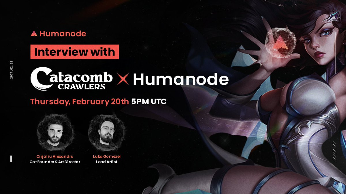The first game to be deployed on Humanode, bringing Sybil-resistant in-game asset trading with Biomapper, is giving you a behind-the-scenes look at its art &amp; design.

<a href="/DatoKavazi/">Dato_Kavazi</a>  (Humanode Co-Founder) is linking up with Cirjaliu Alexandru (Catacomb Crawlers Co-founder &amp; Art