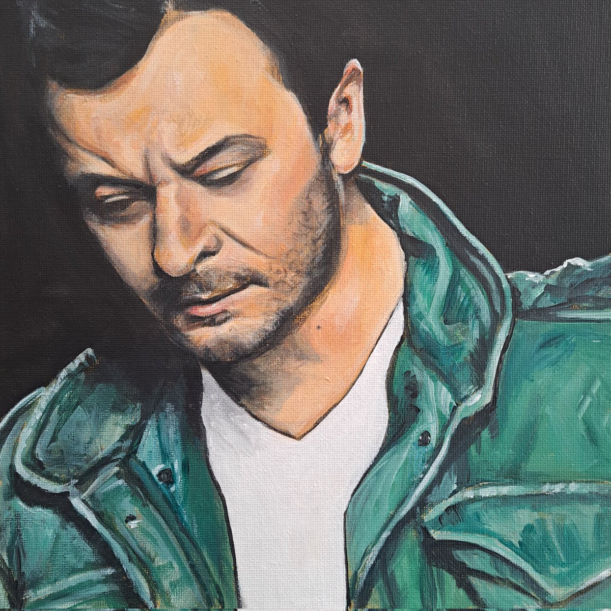 Portrait of James Dean Bradfield
Acrylic on canvas panel
24x24cm

#manics #manicstreetpreachers #jamesdeanbradfield #painting #portrait #art