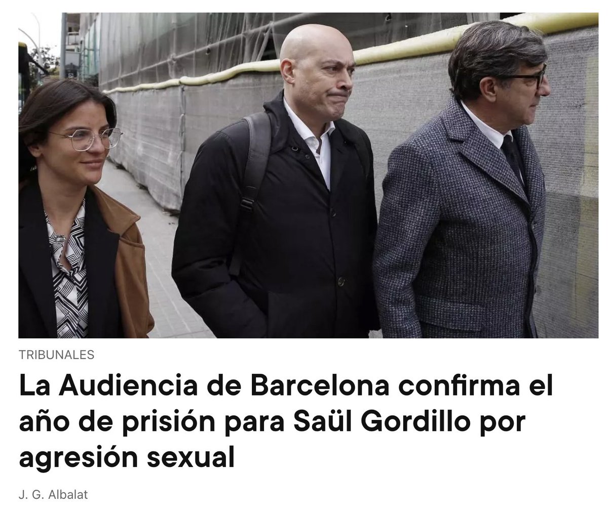 ‼️Saul Gordillo, agresor sexual condenado, sigue trabajando en <a href="/elpunt/">El Punt Avui Girona</a> y <a href="/elpuntavui/">El Punt Avui 🎗️</a>