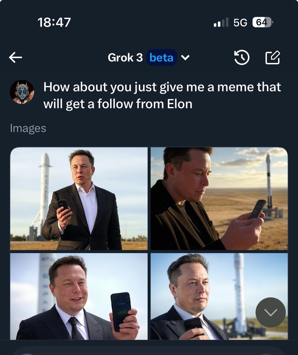 I’ve realised <a href="/elonmusk/">Elon Musk</a> is usually on around this time in 🇦🇺 

Thought I’d chat with grok3 and see how it goes..