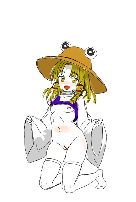 諏訪子さま落書き 