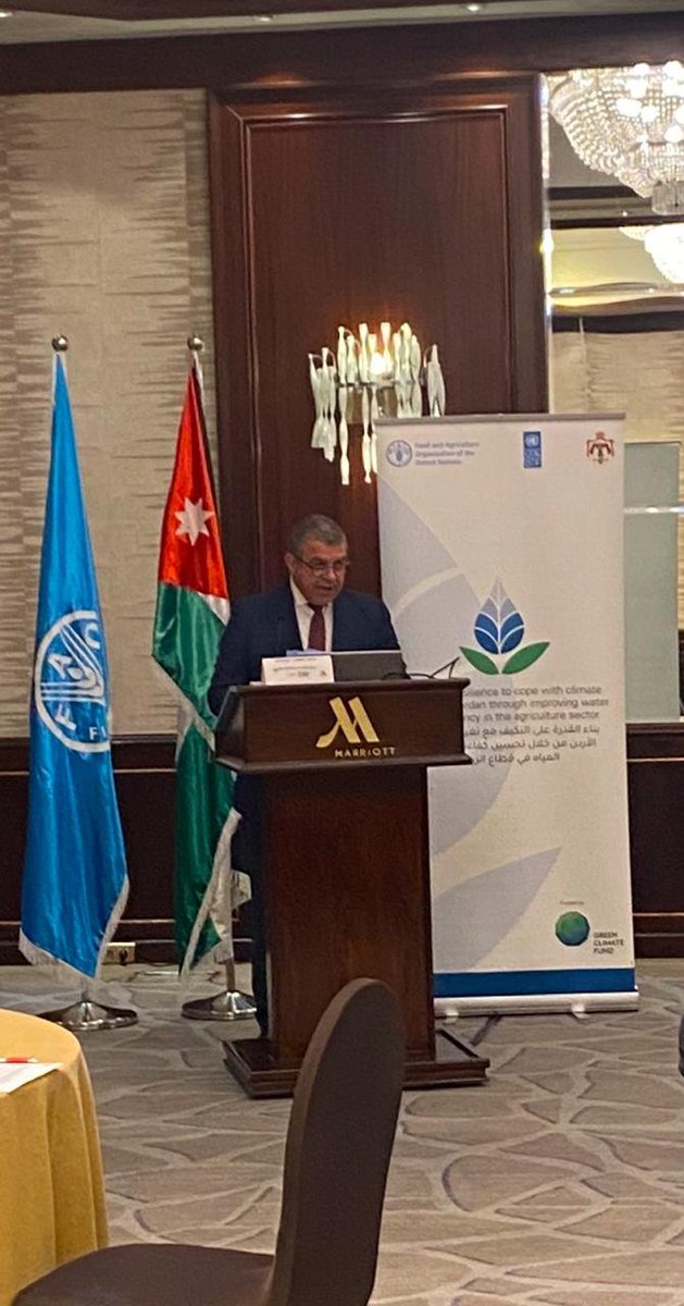FAOJordan's tweet photo. #HappeningNow  📢

Key stakeholders workshop from @MoENVJo,MoWI, MoA, @UNDPJordan, &amp; @WEEPros is underway to review and refine the BRCCJ Evaluation Design Report for @theGCF-funded projects in #Jordan. https://t.co/TzfaD3Er3q