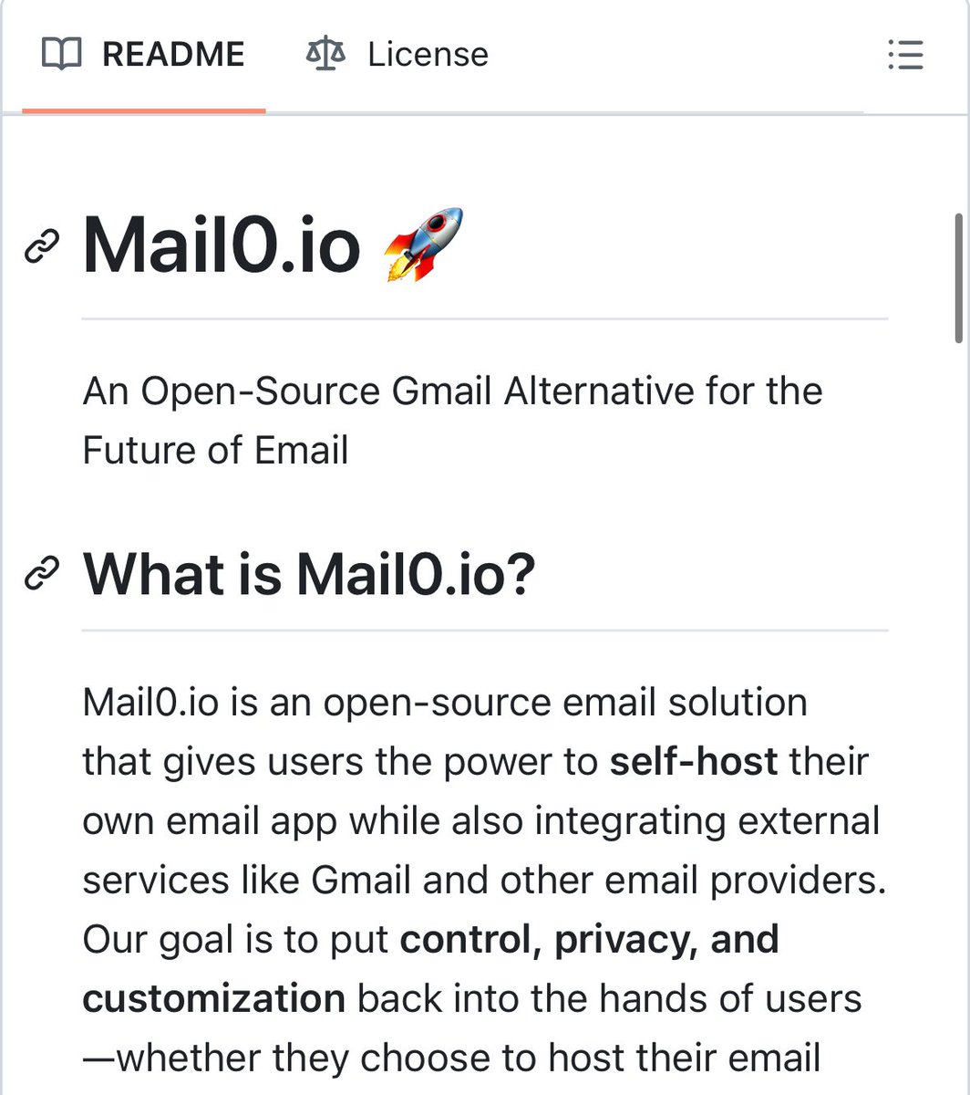An Open-Source Gmail Alternative for the Future of Email.