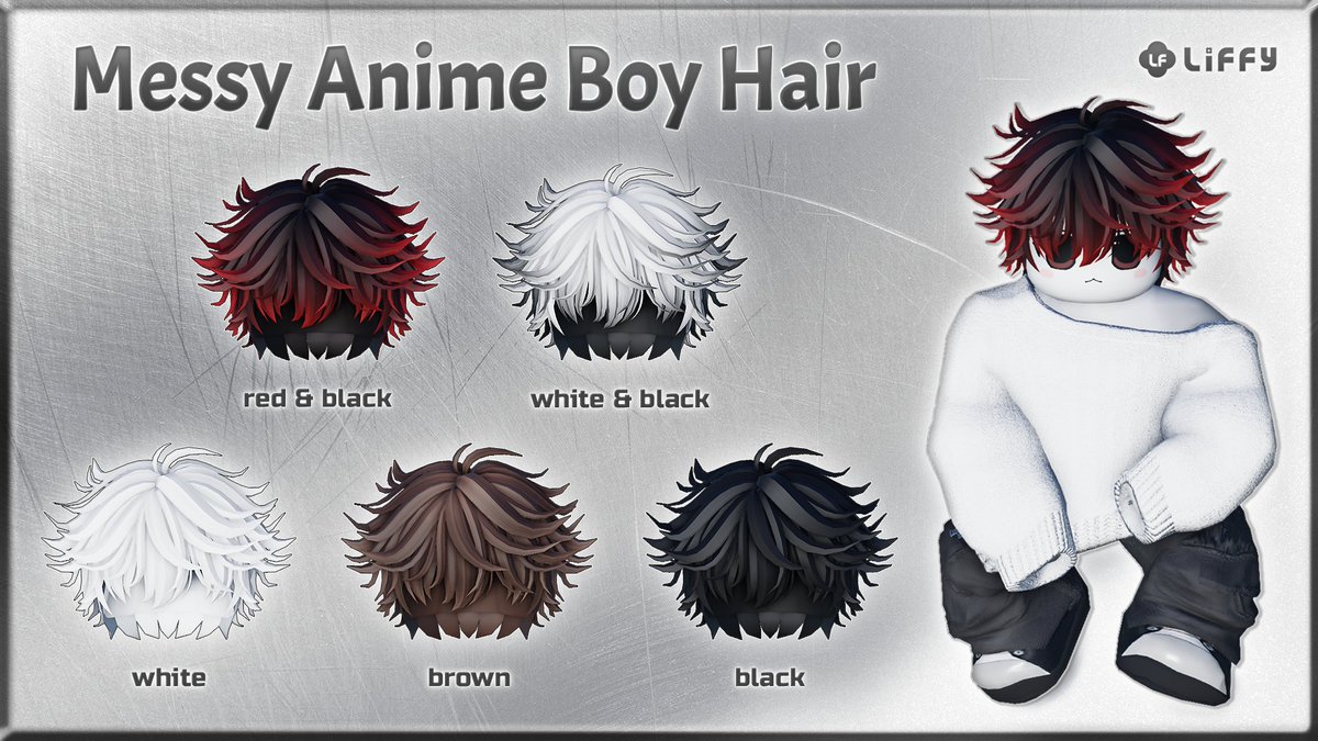 Anime Messy Hair