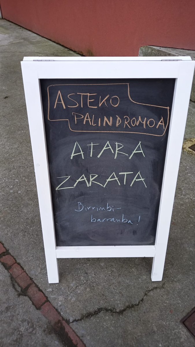 Besteren bat bururatzen al zaizue?
#euskaraerosobizitzeko #urnietakoaek #hernanialdeaneuskaraz #euskaltegia