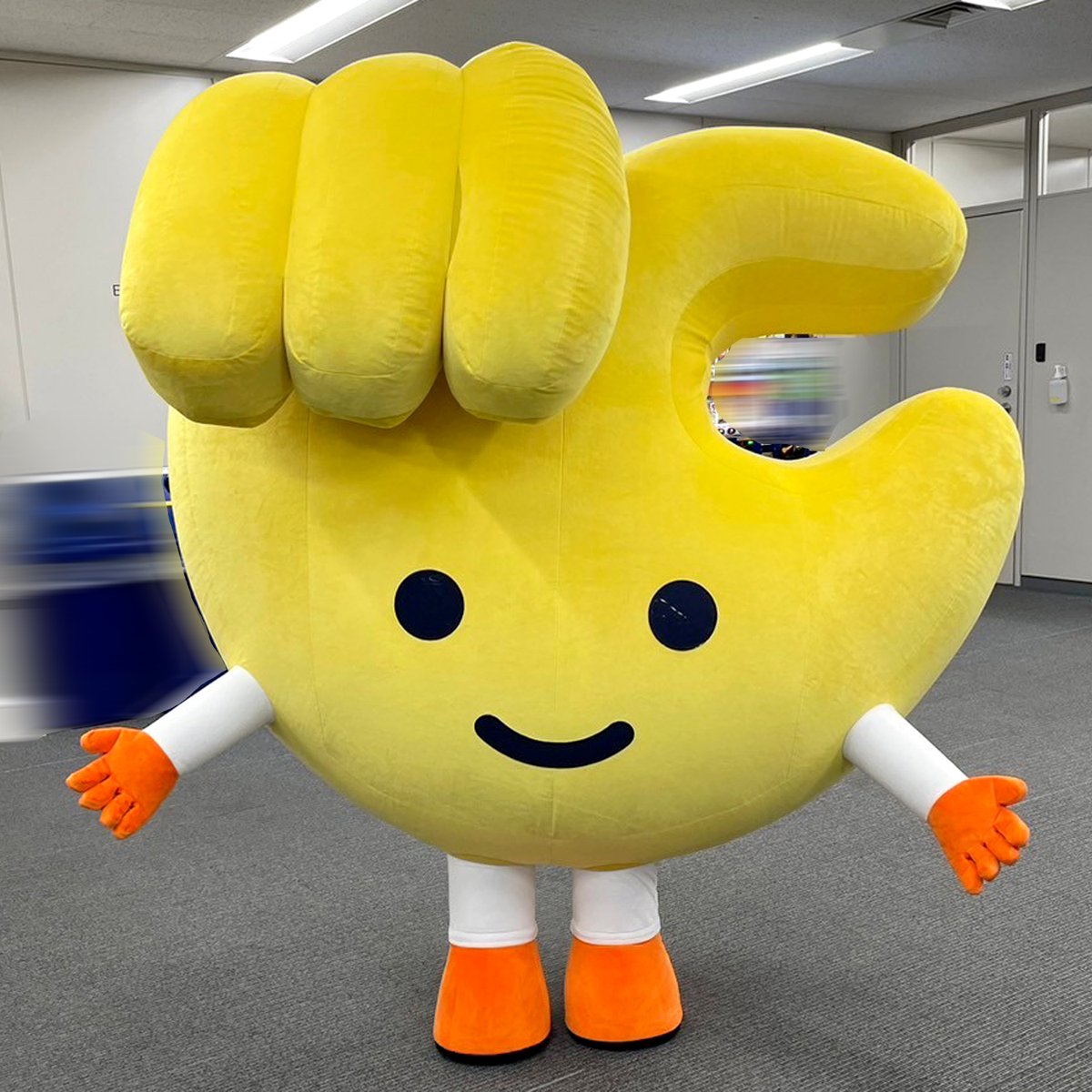 chocoZAPのキャラクター「ちょこちゃん」が オリコンに遊びに来てくれ