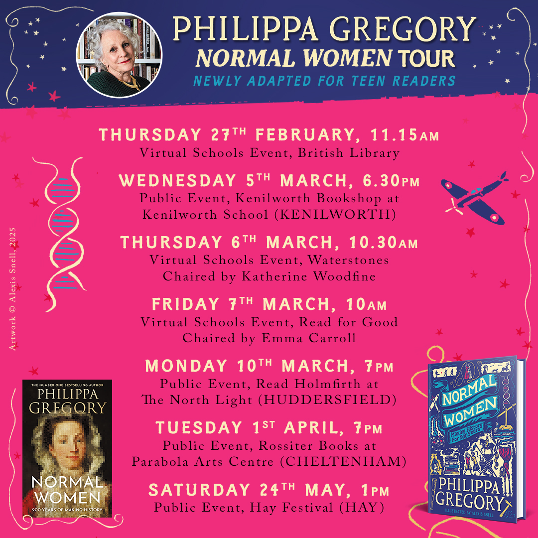Why are normal women missing from 900 years of history? 🤔

Find out why and discover fascinating stories of women throughout history in these lively, interactive events with international blockbuster author Philippa Gregory. Head to our bio for ticket details!👆