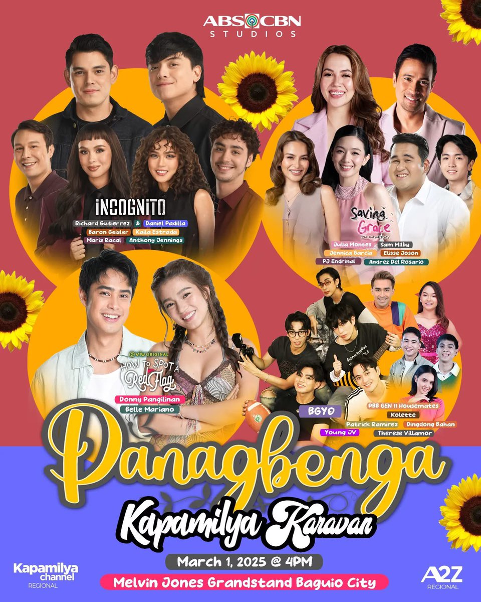 DonBelleOFC's tweet photo. BAGUIO!!! 

Makisaya at samahan sina Matt @donnypangilinan at Cha @bellemariano02 sa March 1, 2025, 4PM sa Melvin Jones Grandstand Baguio City!! 

#DonnyPangilinan | #BelleMariano 
#DonBelle | #HowToSpotARedFlag https://t.co/ZuePnSlnux