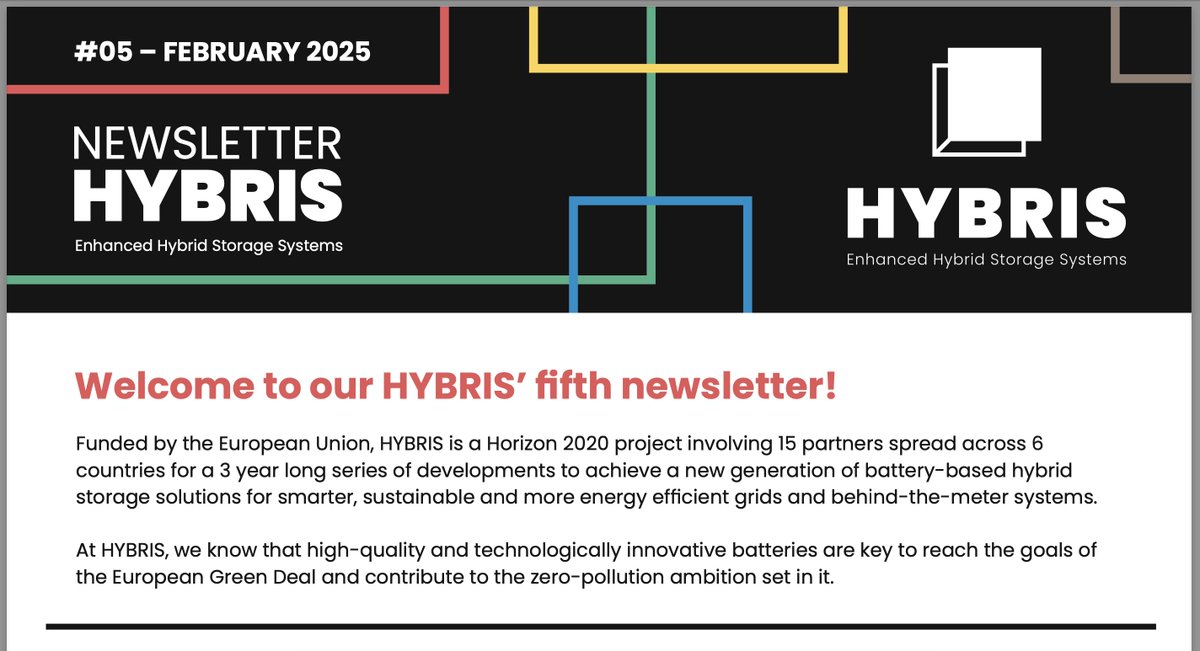 📋Newsletter #5 is out and about! Find out about the actions that took part during the last months of the project, its new demonstration videos and the white paper📑 among other content.

Download it from👇
hybris-project.eu/download/hybri…