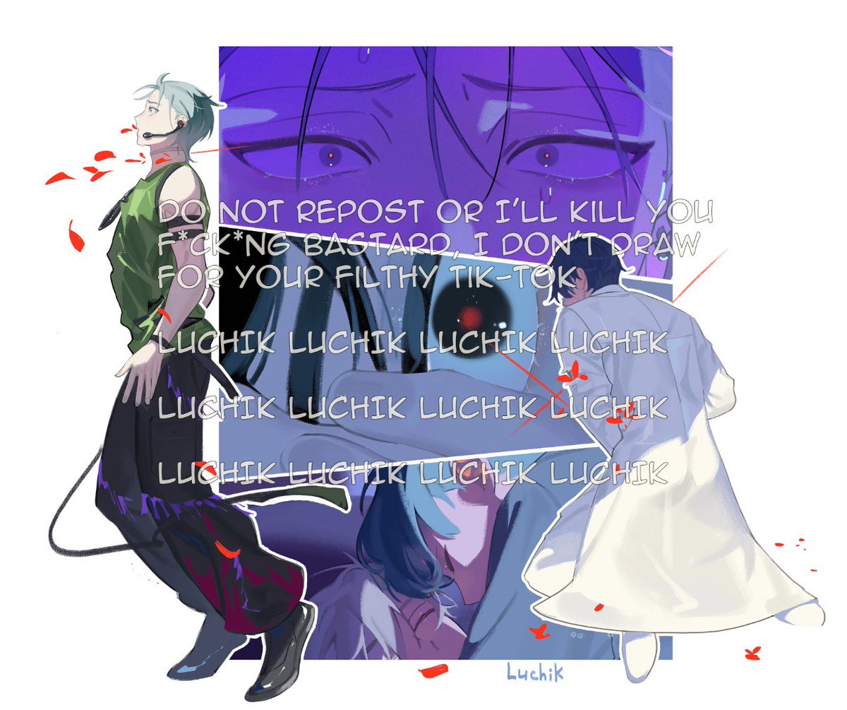 tht_luch's tweet photo. How to fight the tik-tokers ha-ha
They didn't ask me if they could do that and didn't put down my credits
Cool
Next time I'll really post my arts with a watermark like in the second pic I suppose
#alnst #ivantill #artlore https://t.co/Ipa6PzNQ7M