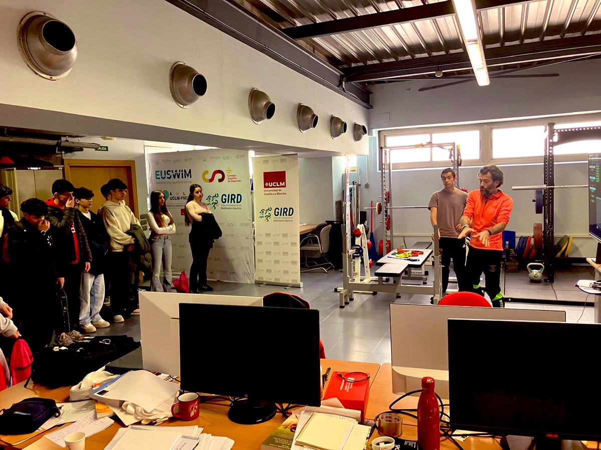 FAC. DEPORTE. UCLM (@facdeporteuclm) on Twitter photo 2ª Visita de los institutos de la provincia para conocer la <a href="/FACDEPORTEUCLM/">FAC. DEPORTE. UCLM</a>
Futuros universitarios interesados en lo que se realiza en nuestras instalaciones y laboratorios
Ilusionados por poder formar parte de nuestra Facultad muy pronto
Seguro que alguno lo disfrutará 2ª Visita de los institutos de la provincia para conocer la <a href="/FACDEPORTEUCLM/">FAC. DEPORTE. UCLM</a>
Futuros universitarios interesados en lo que se realiza en nuestras instalaciones y laboratorios
Ilusionados por poder formar parte de nuestra Facultad muy pronto
Seguro que alguno lo disfrutará