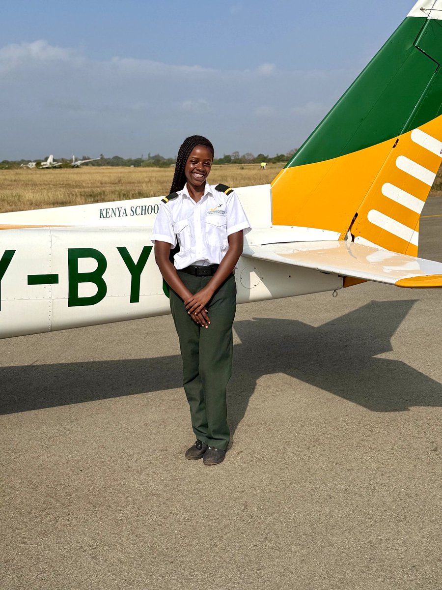 The_KSOF's tweet photo. Congratulations, Neline Mwende!
Your first solo flight is a testament to your determination and skill. This is just the beginning of a remarkable journey-keep soaring
higher and higher!
#KenyaSchoolofFlying #PilotInProgress #Pilottraining #FirstSoloFlight #KSOF #SkyAdventures https://t.co/mlTVImIsoo
