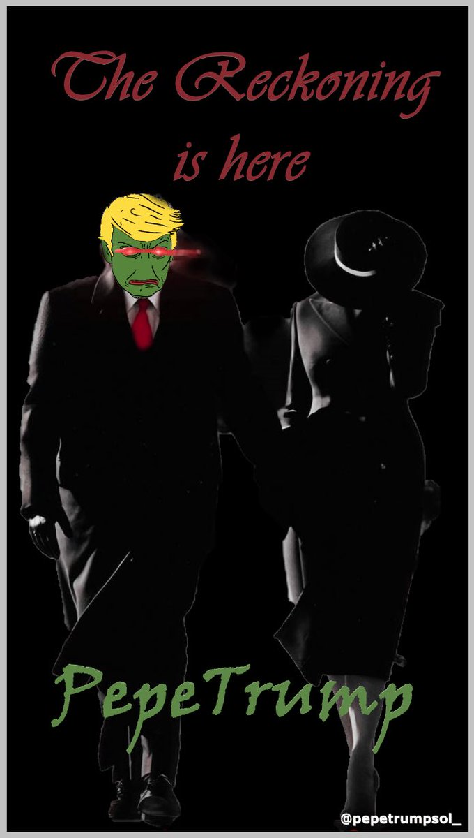 The Reckoning is at hand.

Pepe Trump 🇺🇸🐸