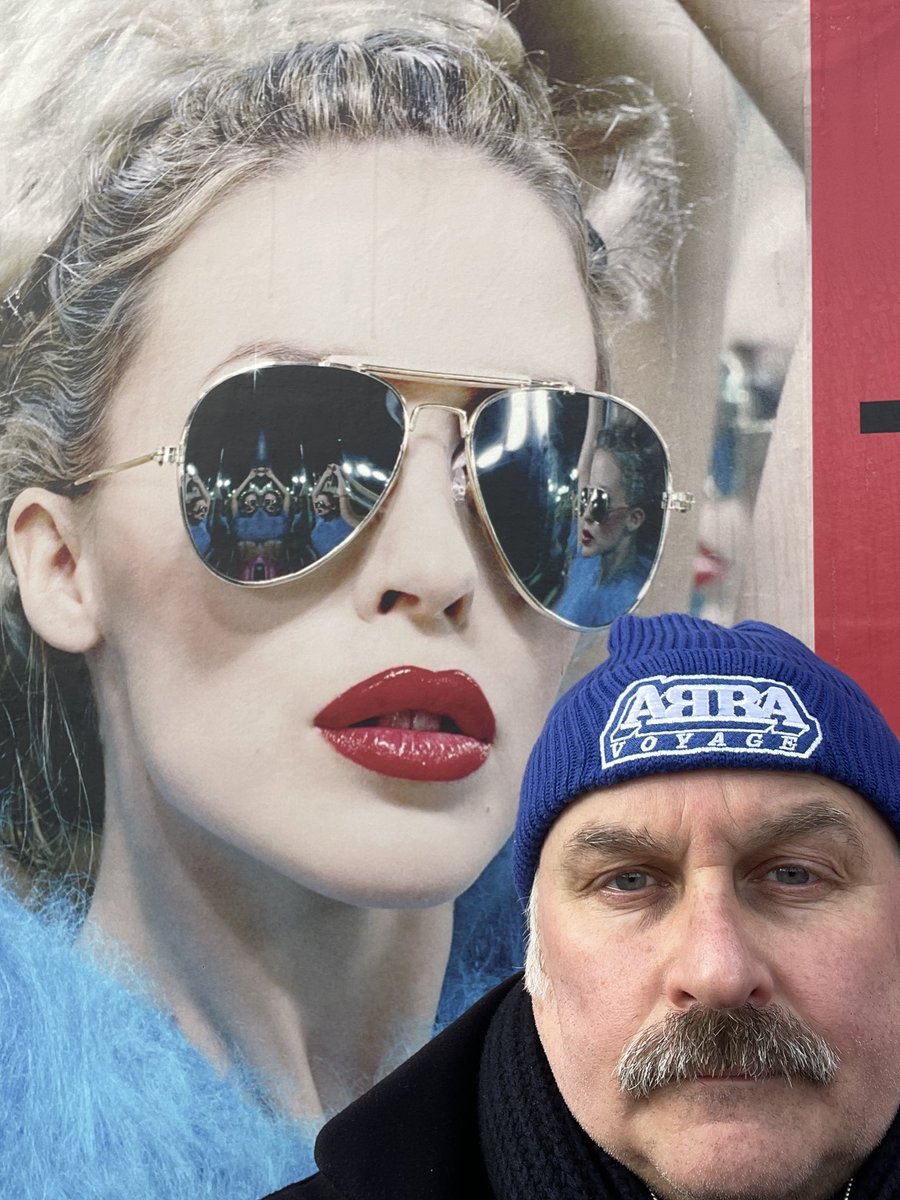 I couldn't believe it when I spotted this poster featuring Kylie