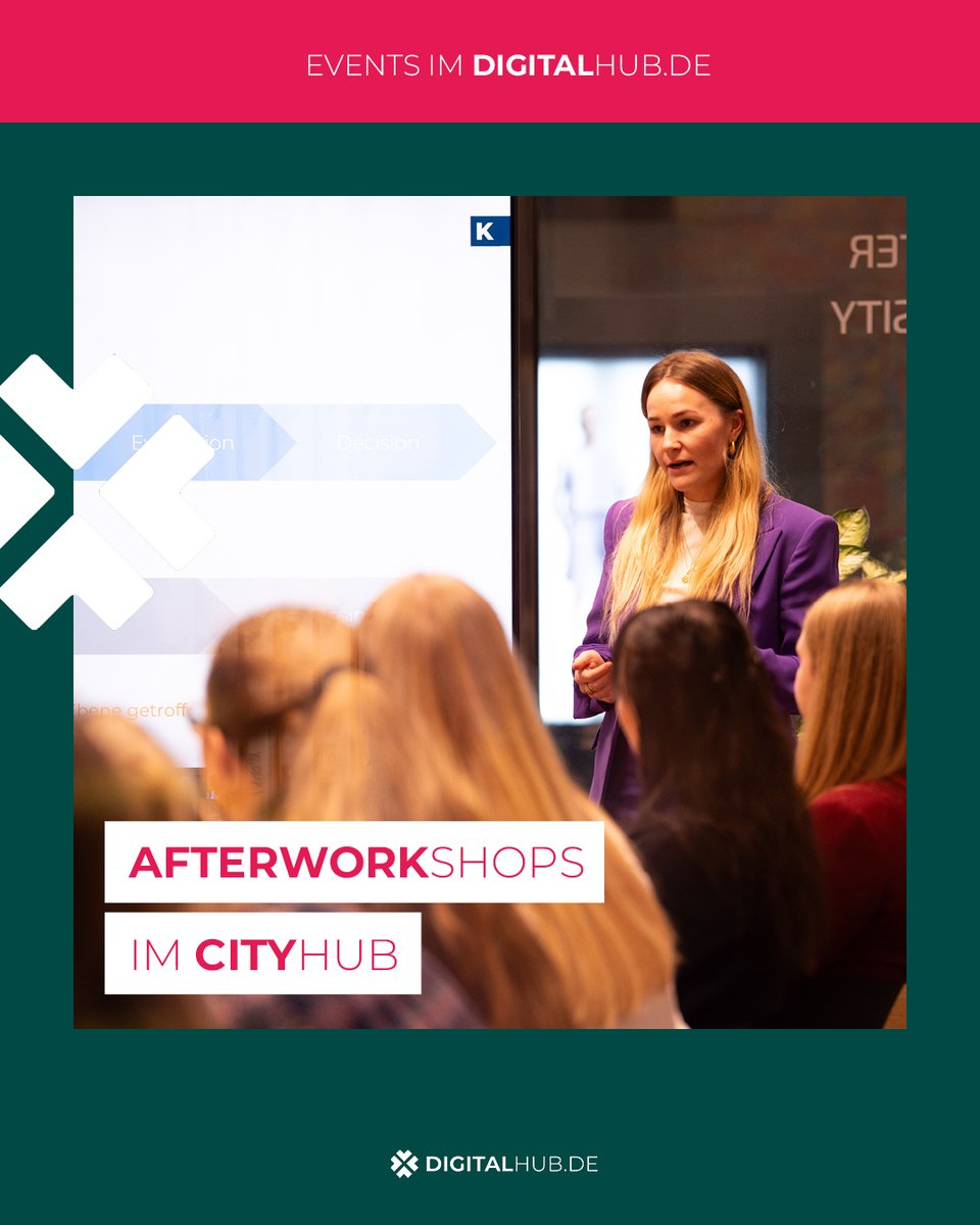 Übermorgen bringt Maria Wenning (Koyos) eure #Sales auf ein neues Level. Wer ist dabei?

🚩 #CITYHUB | Am Hauptbahnhof 6, Bonn
✏️ Anmeldung (frei): eventbrite.de/e/afterworksho…