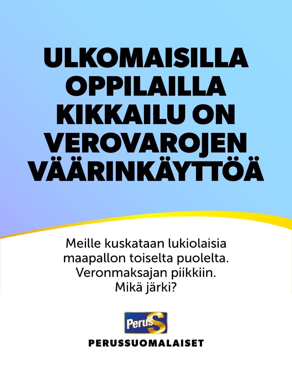Kunnat tuovat lukiolaisia kaukomailta ihan erikseen. Ei niin, että he olisivat tulleet Suomeen vanhempiensa kanssa, vaan ihan erikseen tuodaan opiskelemaan lukioon.

Arvaatkin jo kuka lystin maksaa.