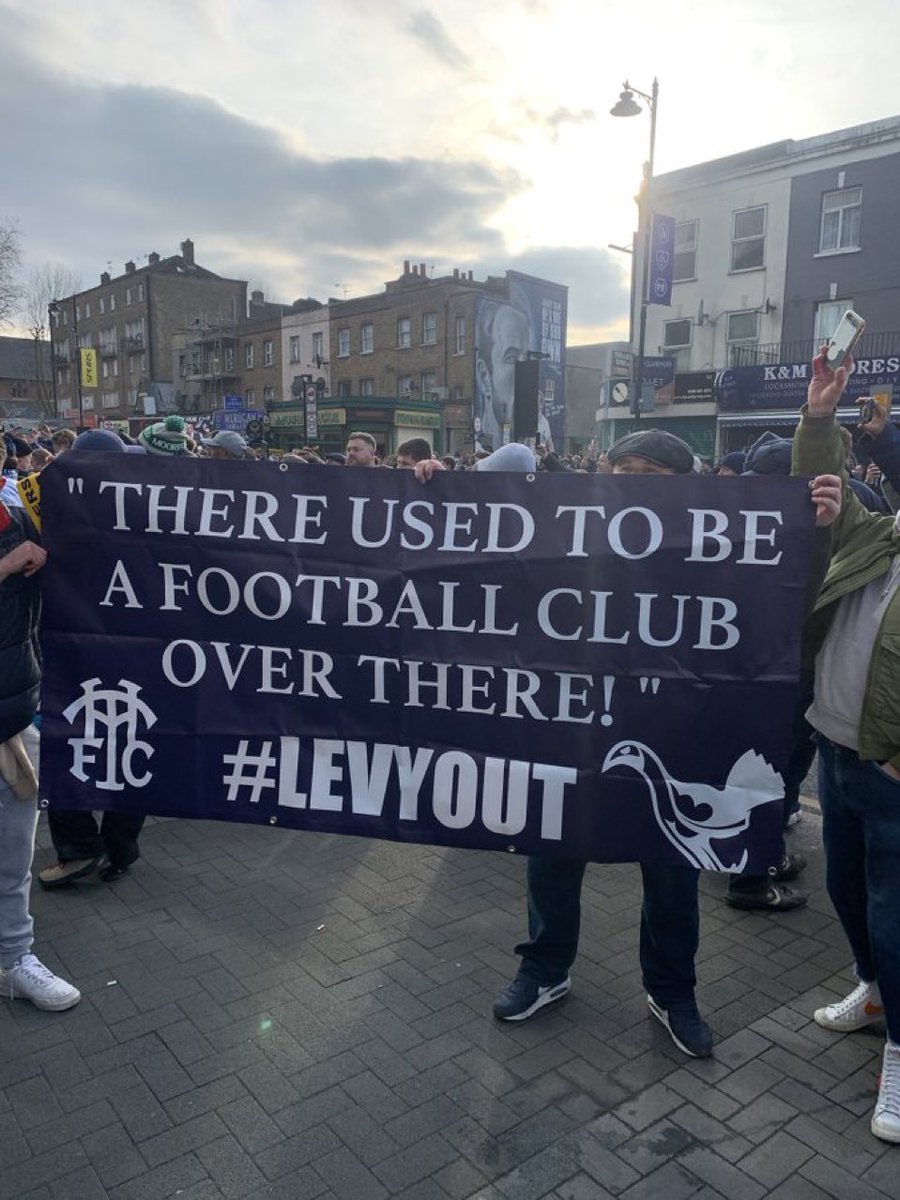 Just because we beat Man Utd, doesn’t mean the campaign ends… keep fighting for your club, keep striving for Daniel Levy, ENIC, and Tottenham to do better by the fans… we deserve better and must demand better!

#LevyOut 
#ENICOUT 

<a href="/ChangeForSpurs/">𝐂𝐡𝐚𝐧𝐠𝐞 𝐅𝐨𝐫 𝐓𝐨𝐭𝐭𝐞𝐧𝐡𝐚𝐦</a>