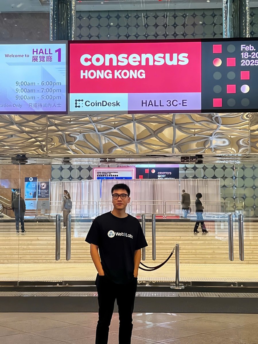 Web3lab_DAO's tweet image. Web3Labs team has arrived at #Consensus2025! 🚀 Let’s connect and explore opportunities to shape the future of Web3 together!
#Hongkong #Consensus #Web3Labs #Consensus2025 #Blockchain #Crypto #Cryptocurrency #uptrend