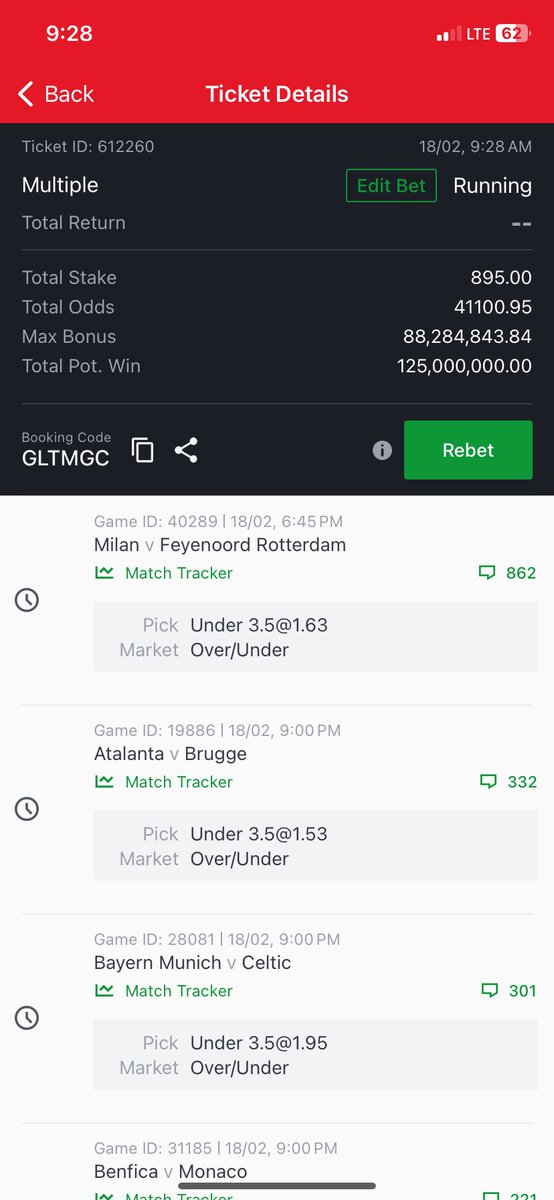 2025 Blessing ⚽️🪽(Unders)

41k odds (Today only)

895 naira wins 125 million 

Retweet and drop id