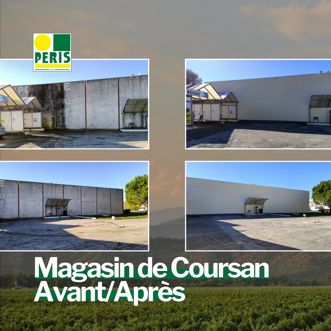 perislanguedoc's tweet photo. 🏪 Avant / Après
Nous avons rénové la façade de notre magasin à Coursan. 🏪
Chez PERIS, nous nous engageons à vous offrir le meilleur accueil possible dans nos magasins. 😁

#vin #vignes #agriculture #viticulture #magasin #renovation @Occitanie https://t.co/io9rFxNoPl