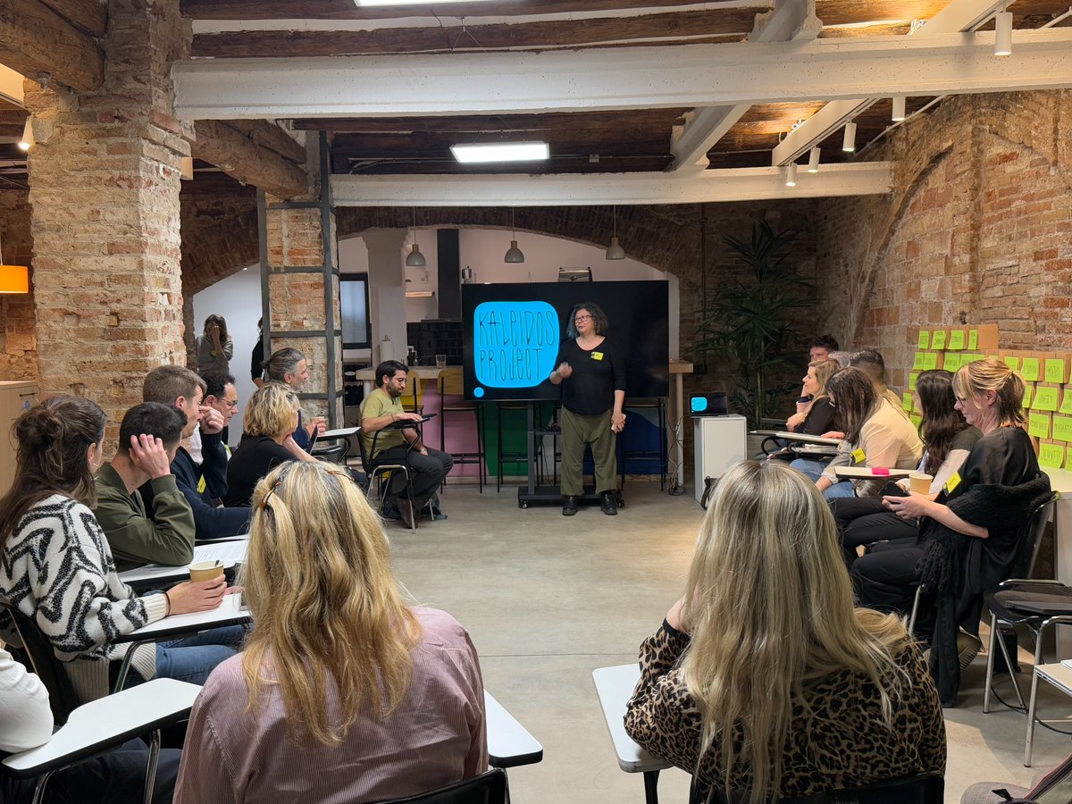 Kaleidosproject's tweet image. 🌟Good morning, Barcelona!  We have started our first day of the Research Managers’ Training, hosted by our partner @We_Do_Projects 

We await a day of sessions to explore various concepts, such as knowledge valorisation, #OpenScience, managerial responsibilities, and more.