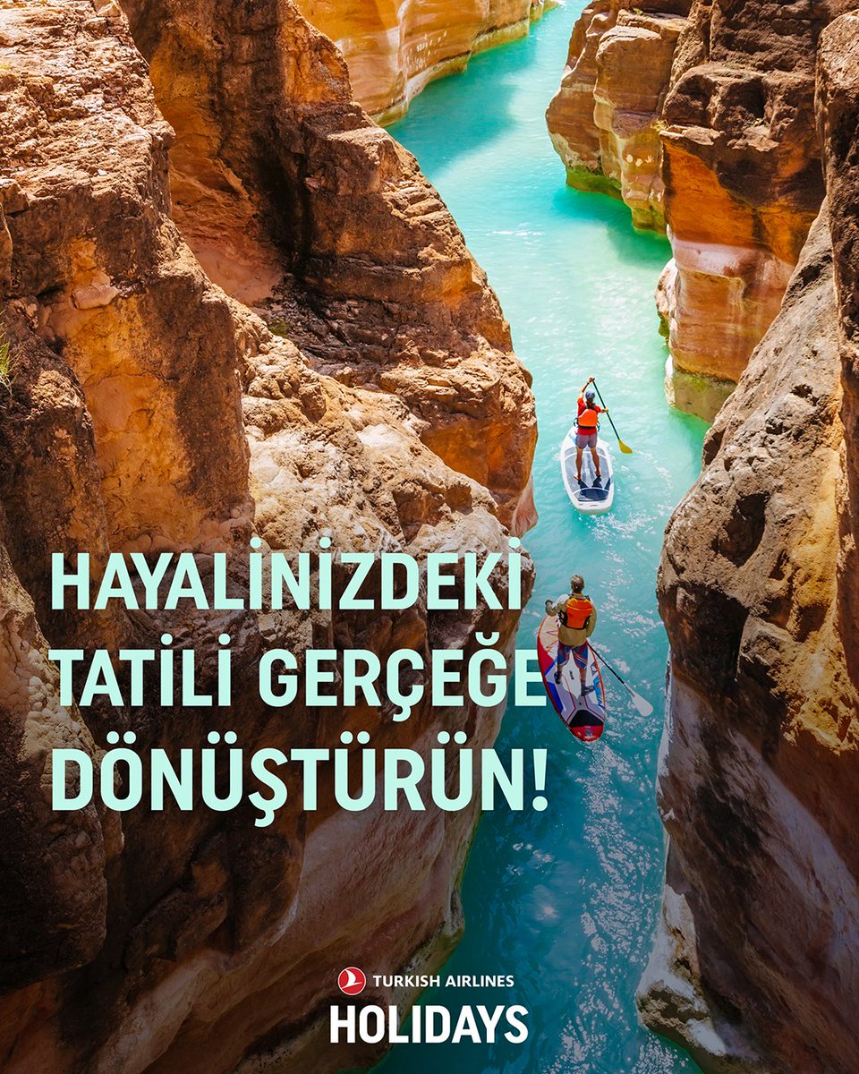 Tatilinizi unutulmaz anılara dönüştürün. ✨

Uçak bileti, konaklama, transfer, araç kiralama ve çok daha fazlası Turkish Airlines Holidays'de sizleri bekliyor.

Tatilinizi şimdi planlayın ve size özel pek çok avantajı keşfedin! 🌍

turkishairlinesholidays.com/tr-tr?utm_sour…
