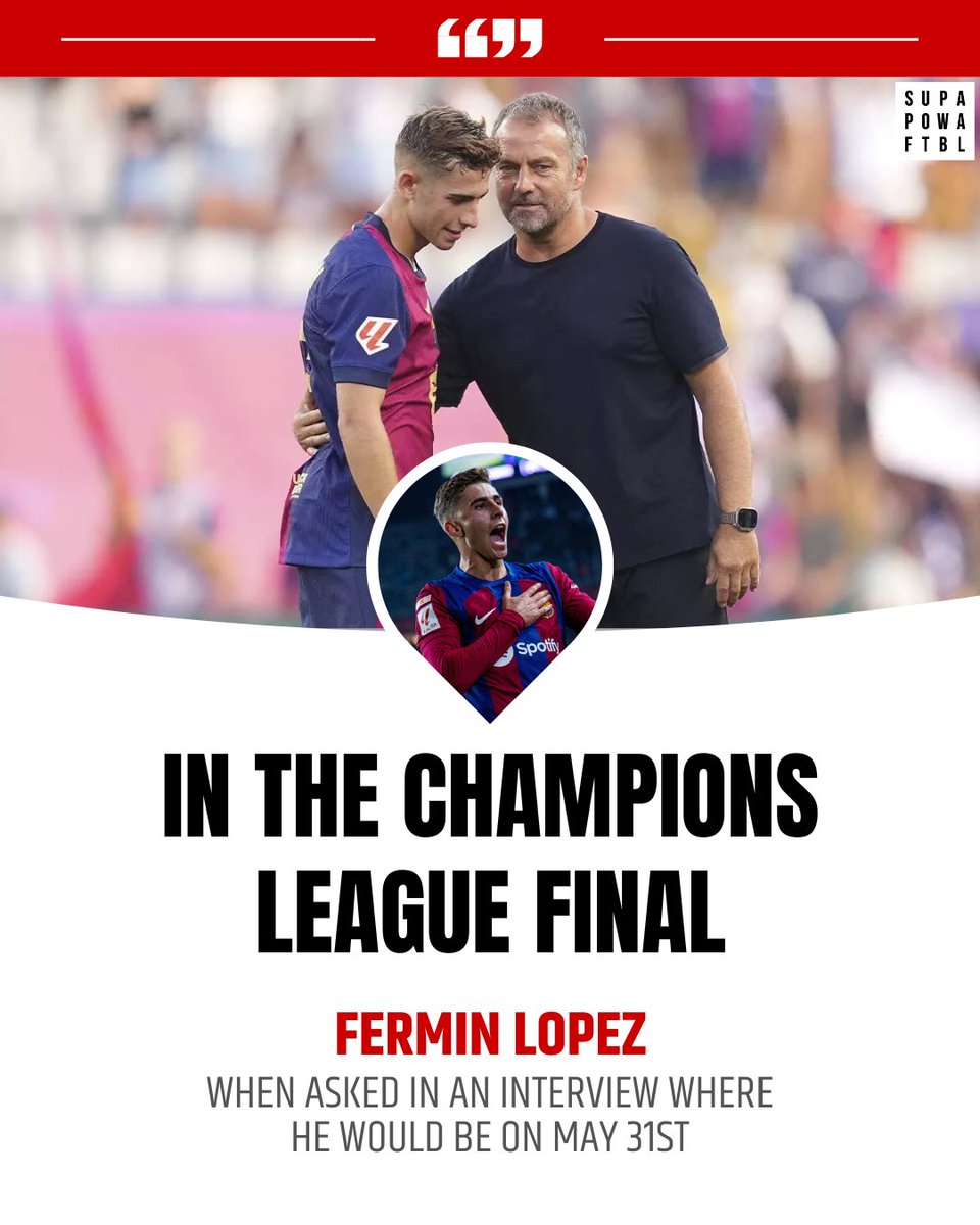 Confidence level 🆙⬆

[ Fermin Lopez, Laimne Yamal, FC Barcelona, La LIga ]

#Football #FootballNews #FerminLopez #LamineYamal #FCB #FCBarcelona #LaLiga #ChampionsLeague #Finals #Confidence #Aura